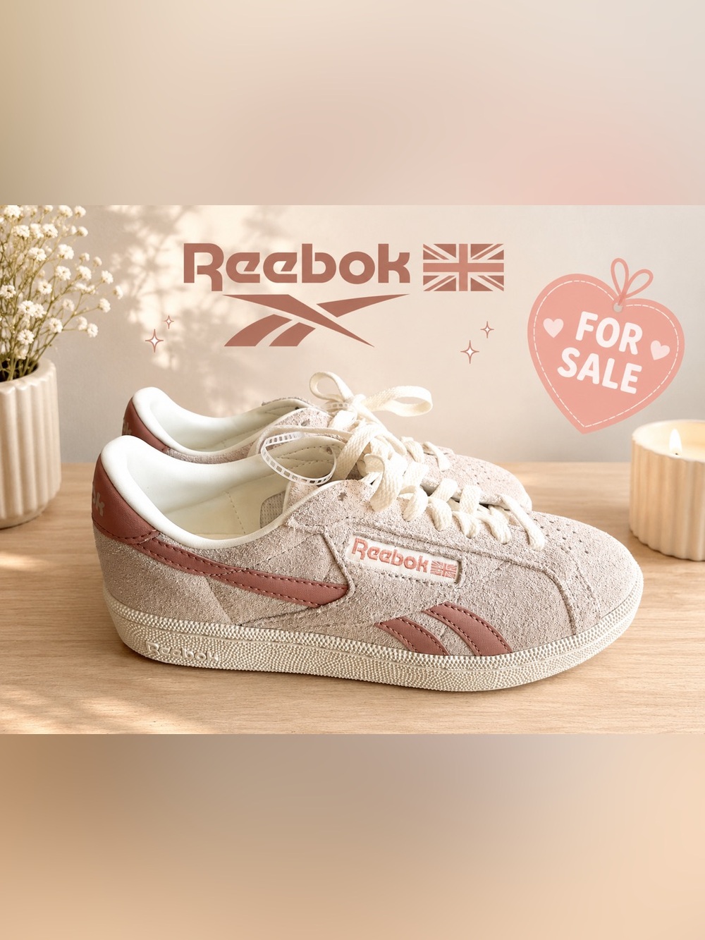 🆕 Reebok Women's Club C Grounds UK Shoes Size 7